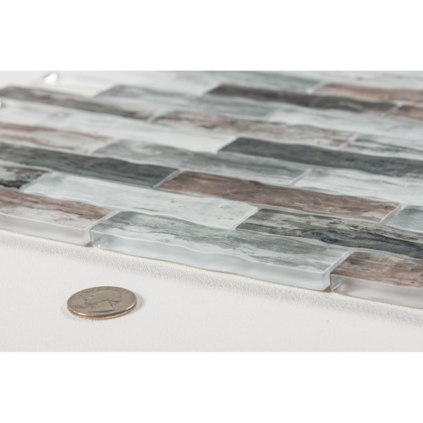 Andova Tiles SAMPLE Giovan 1 x 4 Glass Brick Joint Mosaic Tile - SAM-ANDGIO404