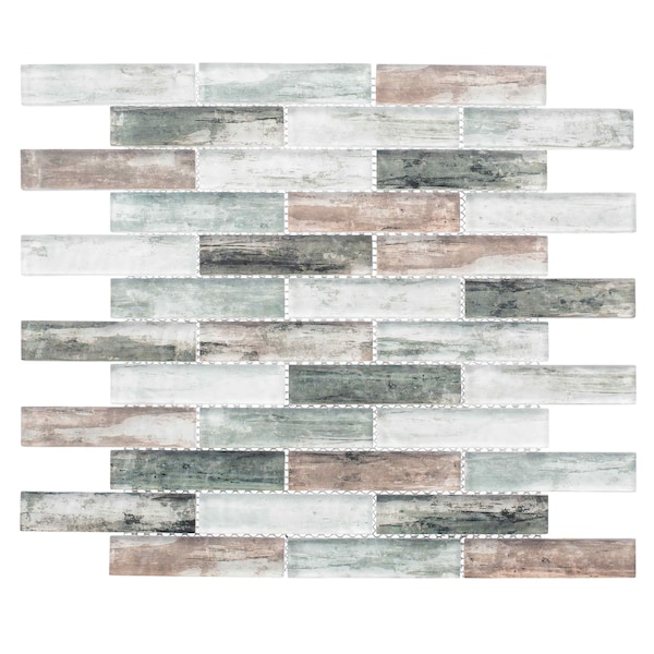 Andova Tiles SAMPLE Giovan 1 x 4 Glass Brick Joint Mosaic Tile - SAM-ANDGIO404
