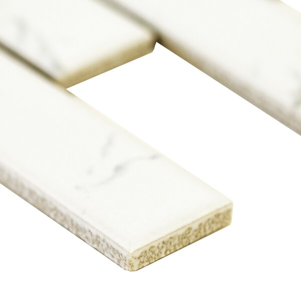 Msi Carrara Sample Matte Mosaic Marble Floor And Wall Tile - ZOR-PT-0631-SAM