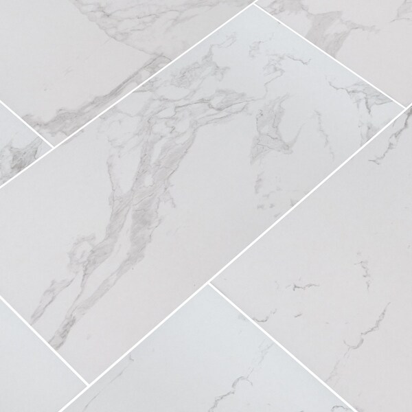 Msi Praia Carrara SAMPLE Glazed Porcelain Floor And Wall Tile - ZOR-PT-0578-SAM