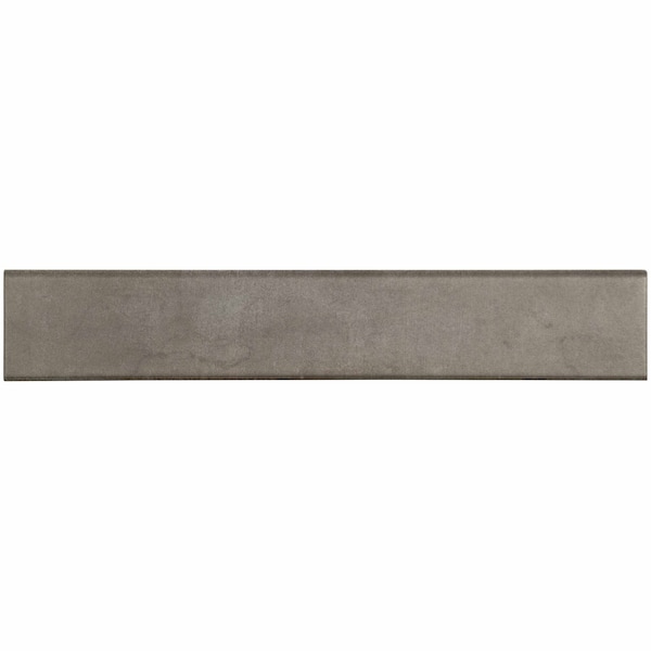 Msi Oxide Iron Bullnose SAMPLE Matte Glazed Porcelain Wall Tile - ZOR-PT-TR-0192-SAM
