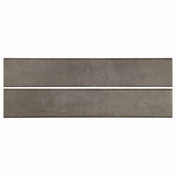 Msi Oxide Iron Bullnose SAMPLE Matte Glazed Porcelain Wall Tile - ZOR-PT-TR-0192-SAM