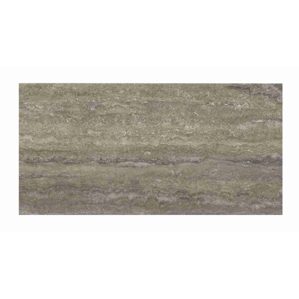 Msi Pietra Venata Noce 12 In. X 24 In. Polished Porcelain Floor And Wall Tile, 8PK - ZOR-PT-0495