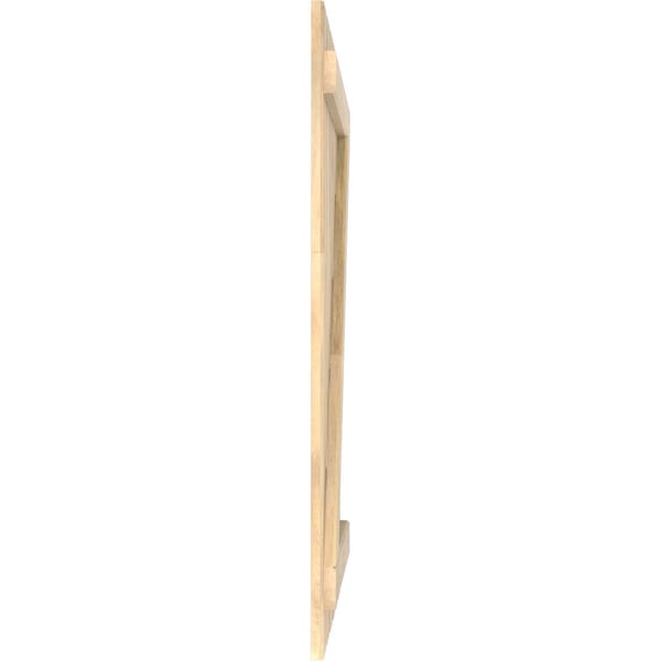 Ekena Millwork Americraft 6-Board (2 Batten) Wood Spaced Board-n-Batten Shutters w/ Z-Bar, ARW102SB623X65UNH, PR - ARW102SB623X65UNH