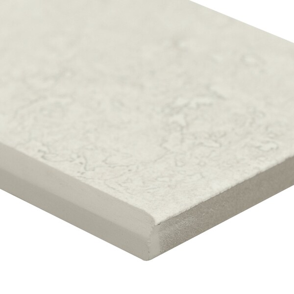 Msi Legend White Sample Matte Porcelain Bullnose Wall Tile - ZOR-PT-TR-0246-SAM
