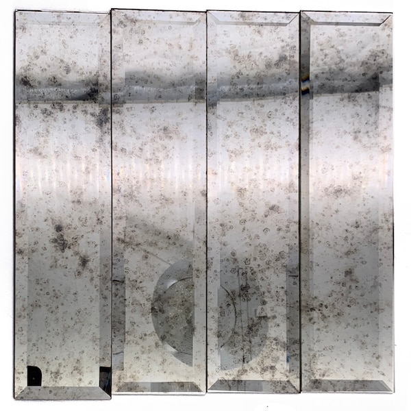 Apollo Tile Sample of 3X12 Antique Mirror Beveled Subway Glass Tile 5 Sq.Ft. - APLBVLMIRROREC111 SAMPLE