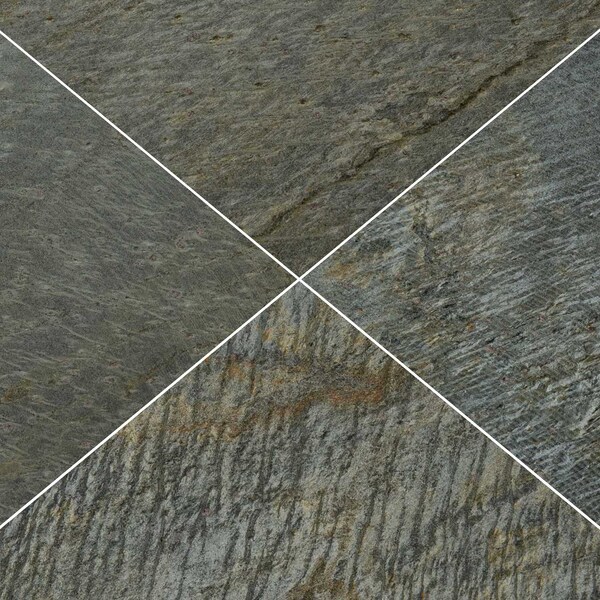 Msi Gold Green 12 In. X 12 In. Honed Quartzite Floor And Wall Tile, 10PK - ZOR-NS-0010