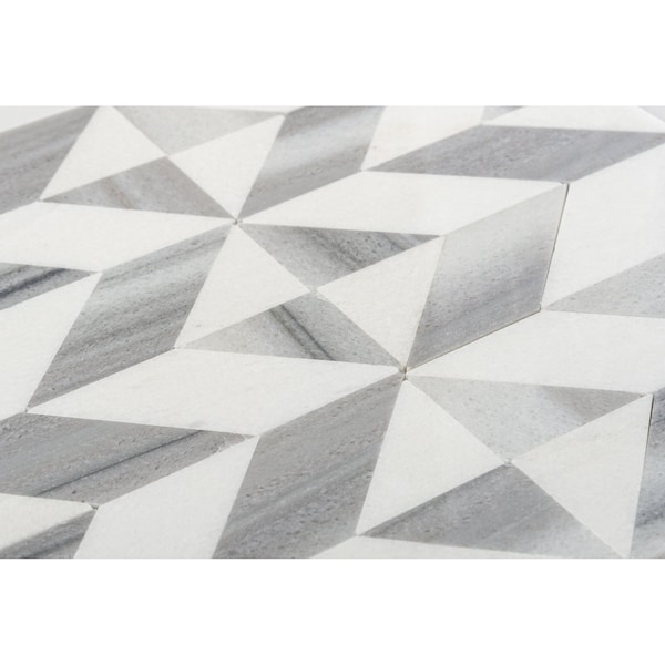 Andova Tiles SAMPLE Livmor Marble Chevron Mosaic Tile - SAM-ANDLIV179