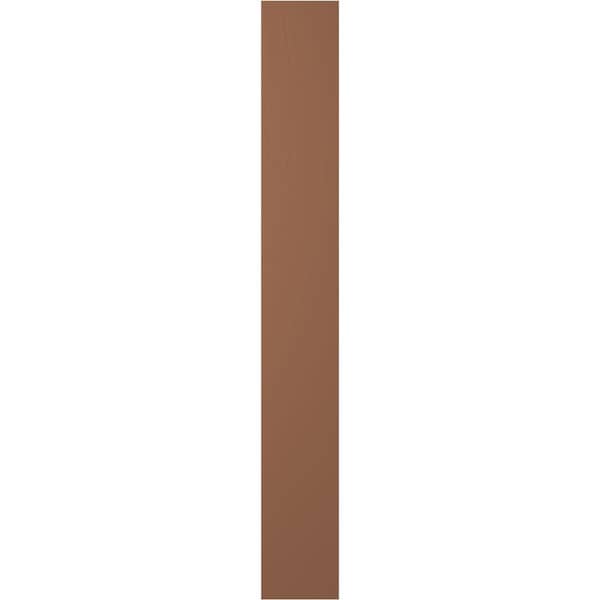 Ekena Millwork Americraft 2-Board Wood 2 Equal Panel Frmd Board-n-Batten Shutters w/Dubl Z-Bar, ARW102BF207X73BTH, PR - ARW102BF207X73BTH