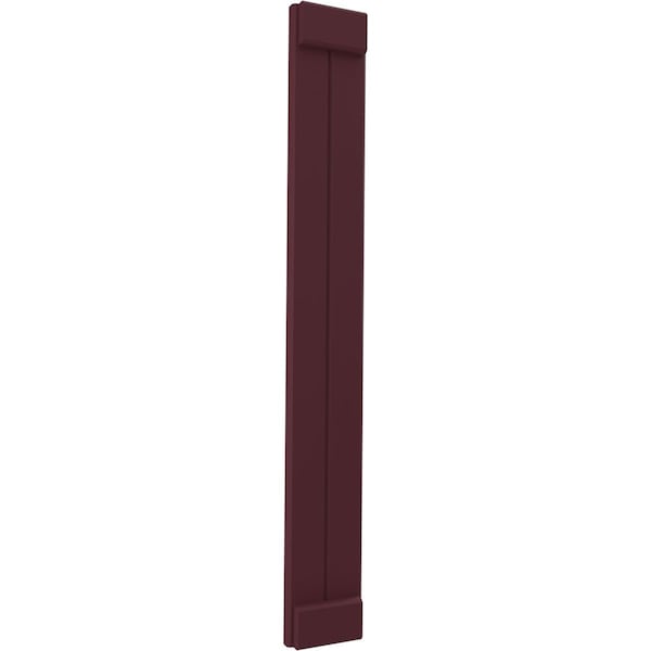 Ekena Millwork Americraft 2-Board Exterior Wood Joined Board-n-Batten Shutters w/ End Batten, ARW103BB207X49WRH, PR - ARW103BB207X49WRH
