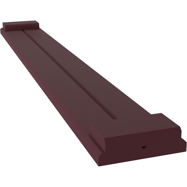 Ekena Millwork Americraft 2-Board Exterior Wood Joined Board-n-Batten Shutters w/ End Batten, ARW103BB207X49WRH, PR - ARW103BB207X49WRH