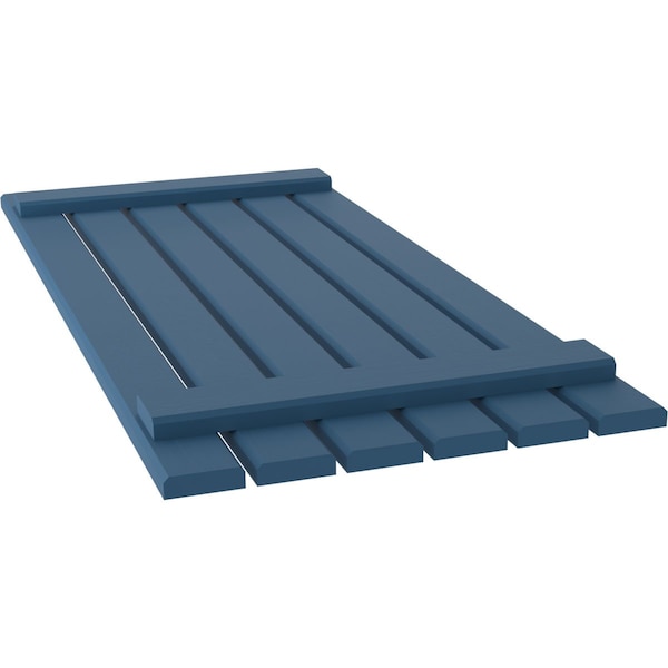 Ekena Millwork Americraft 6-Board (2 Batten) Exterior Real Wood Spaced Board-n-Batten Shutters, ARW101SB623X74HBH, PR - ARW101SB623X74HBH