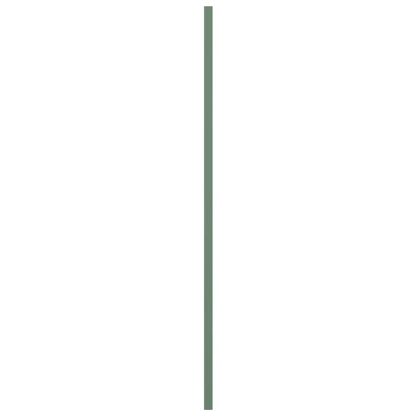 Ekena Millwork True Fit PVC San Miguel Mission Style Fixed Mount Shutters, Track Green, 15W x 38H, PR - TFP001SM15X038TG
