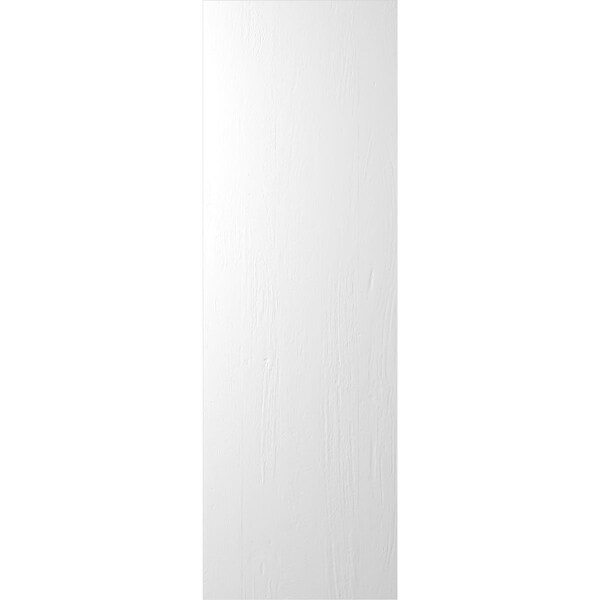 Ekena Millwork Americraft 5-Board (2 Batten) Wood Joined Board-n-Batten Shutters w/ Z-Bar, ARW102BB518X49WHH, PR - ARW102BB518X49WHH