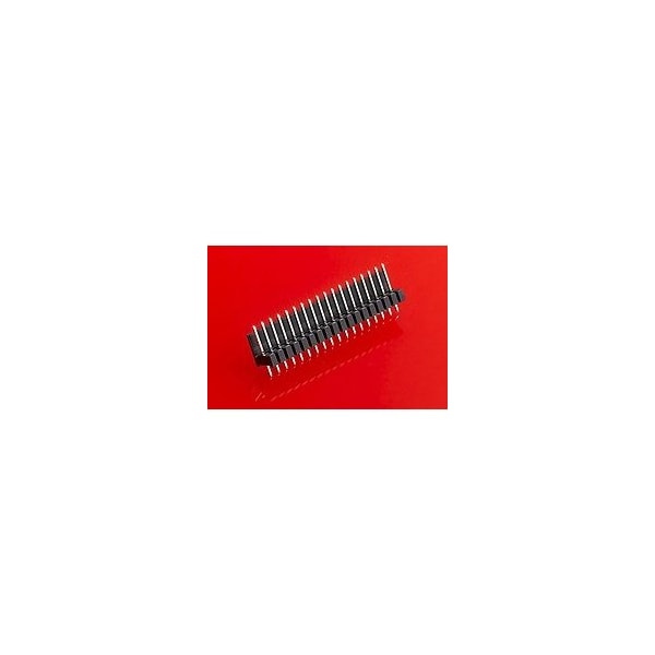 Conector de placa Molex, 4 contactos, 1 fila, macho, recto, paso de 0.1 pulgadas, terminal de soldadura, polarizado - 22280041