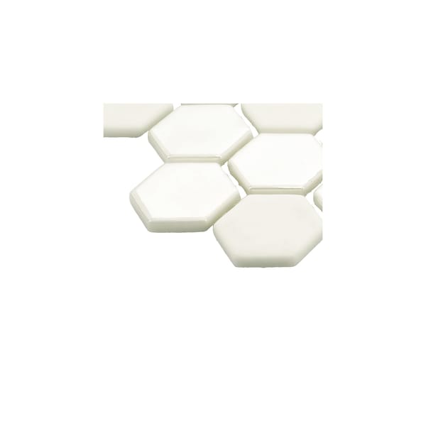 Daltile Uptown Glass 1in Hexagon Mosaic, 16.92 SQFT Per Carton, 18PK - UP171HEXMS1P