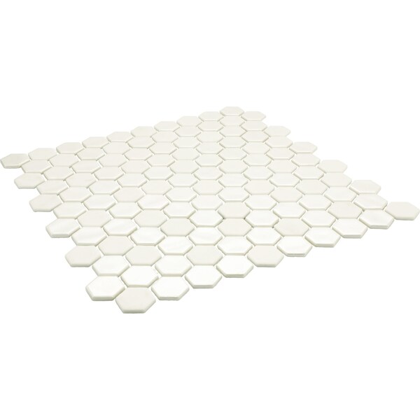 Daltile Uptown Glass 1in Hexagon Mosaic, 16.92 SQFT Per Carton, 18PK - UP171HEXMS1P
