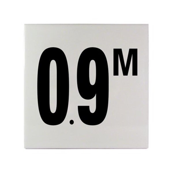 Inlays 6 in. Smooth Ceramic Tile - 0.9 M - C612709