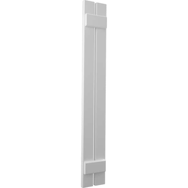 Ekena Millwork Americraft 2-Board (2 Batten) Exterior Real Wood Spaced Board-n-Batten Shutters, ARW101SB207X66PRH - ARW101SB207X66PRH
