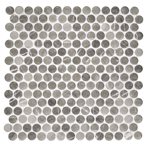 Andova Tiles SAMPLE-Muse 1 in. Glass Penny Round Mosaic Wall & Floor Tile - SAM-ANDMUS914