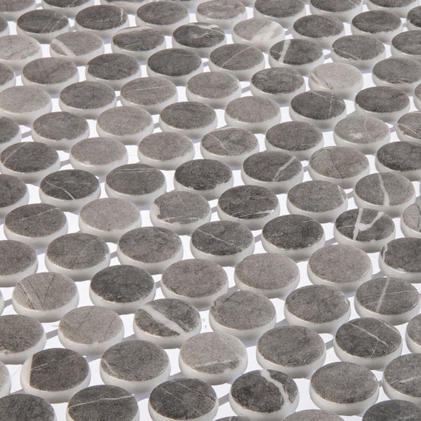 Andova Tiles SAMPLE-Muse 1 in. Glass Penny Round Mosaic Wall & Floor Tile - SAM-ANDMUS914