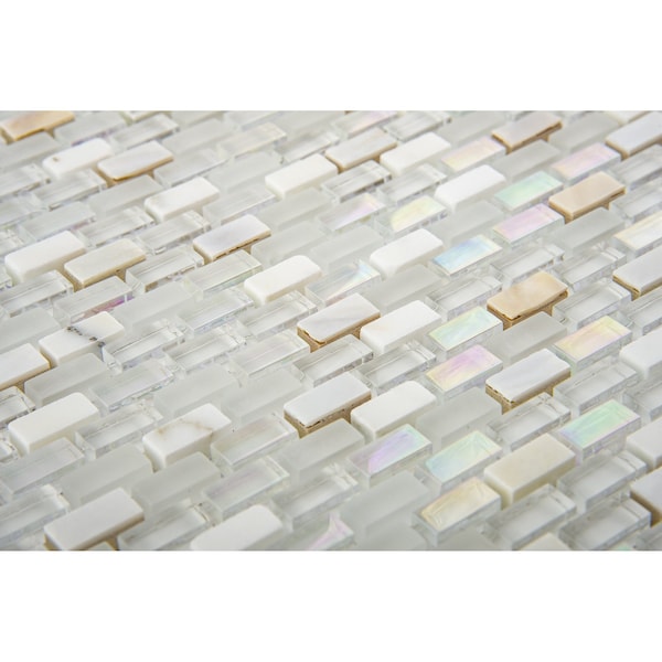 Andova Tiles ANDOVA TILES Tino 0.38" x 0.75" Natural Stone Mosaic Wall & Floor Tile - ANDTIN120