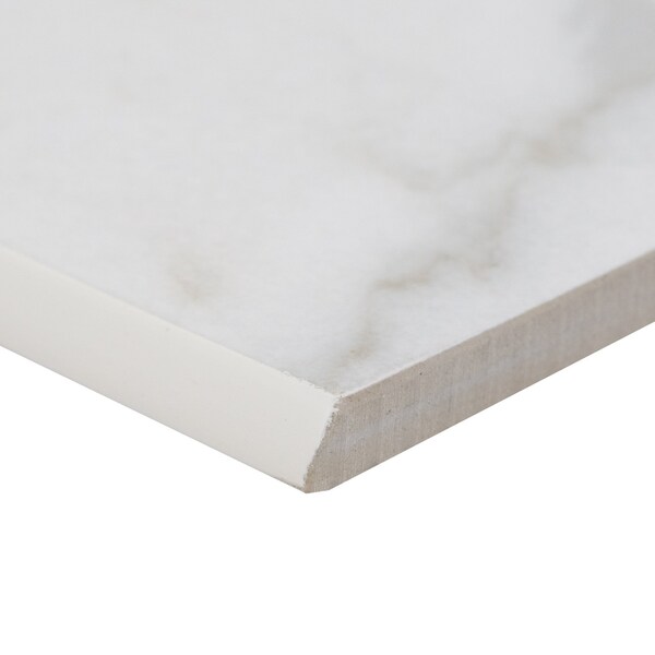 Msi Kaya Calacatta Lucca Sample Porcelain Matte Bullnose - ZOR-PT-TR-0244-SAM