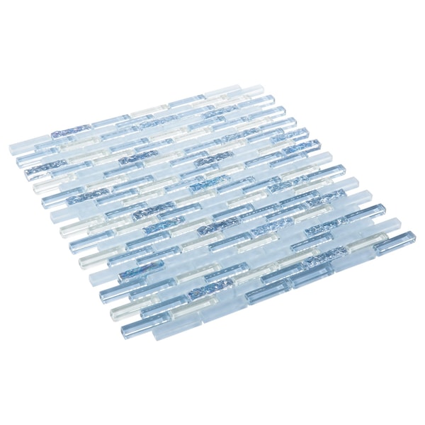 Andova Tiles SAMPLE Loic 0375 x 1625 Glass Brick Joint Mosaic Tile - SAM-ANDLOI448