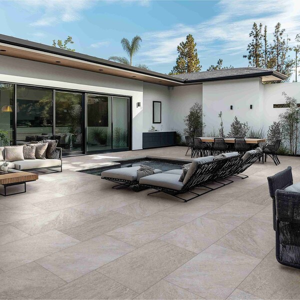 Msi Sample Quartz Silver Matte Porcelain Paver Tile - ZOR-LSC-0231-SAM