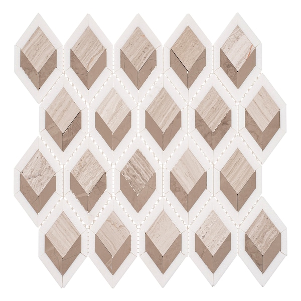 Andova Tiles SAMPLE Easton 5 x 3 Glass Novelty Mosaic Wall  Floor Tile - SAM-ANDEAS336