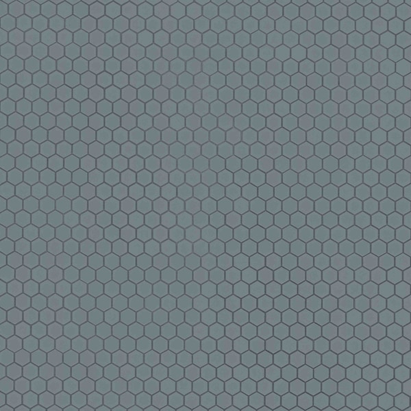 Msi Cielo Azul Hexagon 10  in. X 11  in. Glossy Porcelain Mosaic Floor And Wall Tile, 15PK - ZOR-MD-0627
