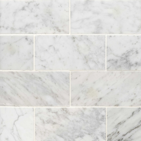 Msi Carrara White SAMPLE Honed Marble Floor And Wall Tile - ZOR-NS-0062-SAM