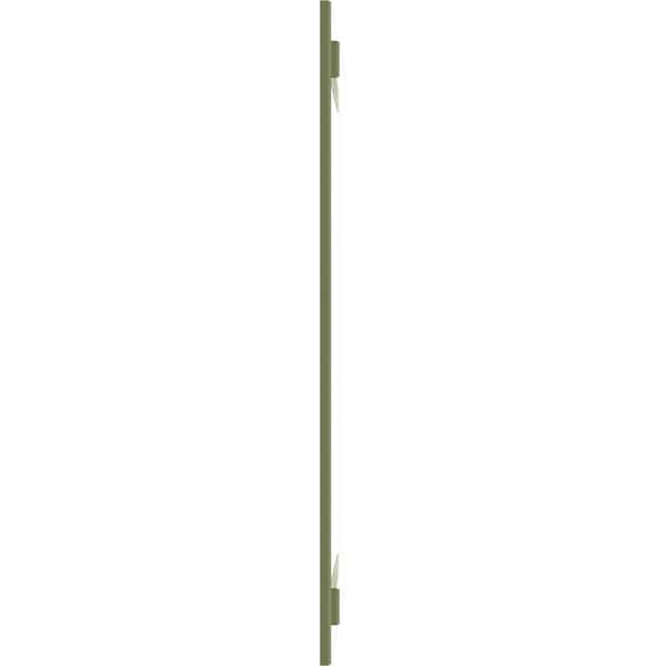 Ekena Millwork True Fit PVC Three Board Joined Board-n-Batten Shutters, Moss Green, 16 1/8W x 40H, PR - TFP101BBF16X040MG