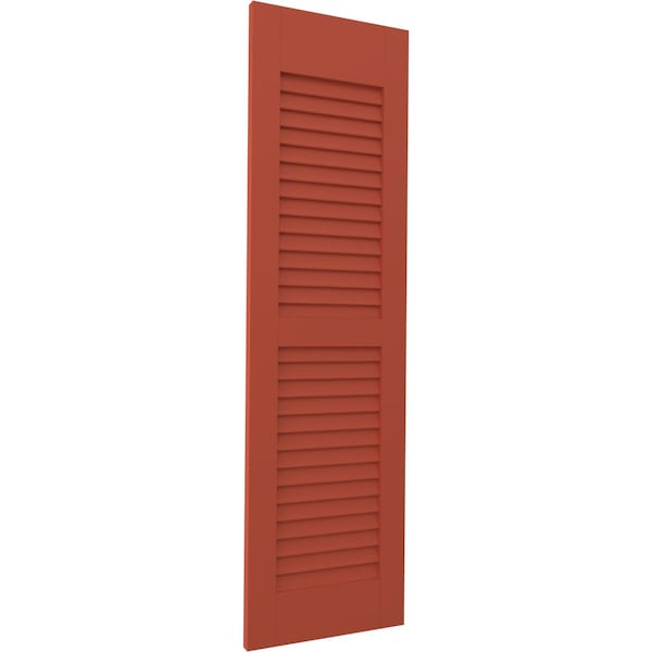 Ekena Millwork 12W x 41H Americraft Two Equal Louver Exterior Real Wood Shutters, Colorful Leaves, PR - RW101LV12X41CLH