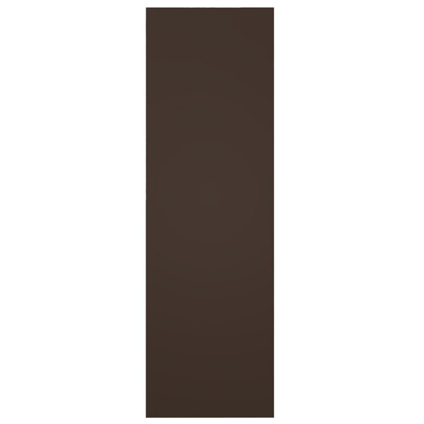 Ekena Millwork True Fit PVC Single X-Board Farmhouse Fixed Mount Shutters, Raisin Brown, 15W x 54H, PR - TFP001FH15X054TB