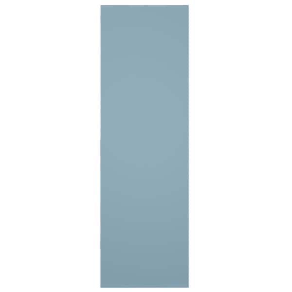 Ekena Millwork True Fit PVC Two Equal Flat Panel Shutters, Peaceful Blue, 18W x 40H, PR - TFP101FPF18X040SB