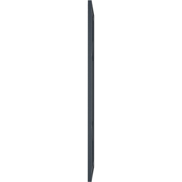 Ekena Millwork True Fit PVC Shaker Fixed Mount Shutters, Starless Night Blue, 12W x 28H, PR - TFP001SK12X028OB