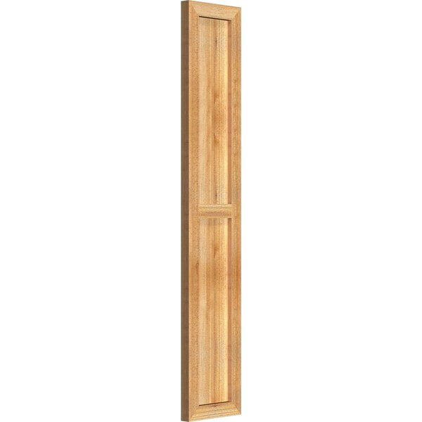 Ekena Millwork Framed Board-n-Batten Shutters, Rough Sawn Western Red Cedar, 10 3/4W x 58H, PR - RBF06S11X058RWR