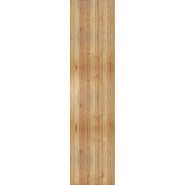 Ekena Millwork Joined Board-n-Batten Shutters w/Z-Bar, Rough Sawn Western Red Cedar, 16 1/8W x 66H, PR - RBJ06Z16X066RWR