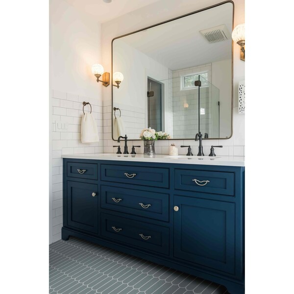 Msi Cielo Azul Scallop 12  in. X 12  in. Glossy Porcelain Mosaic Floor And Wall Tile, 15PK - ZOR-MD-0628