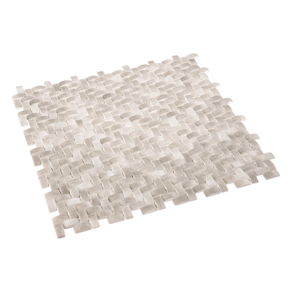 Andova Tiles SAMPLE Comfort 037 x 087 Glass Herringbone  Chevron Mosaic Wall Tile - SAM-ANDCOM322