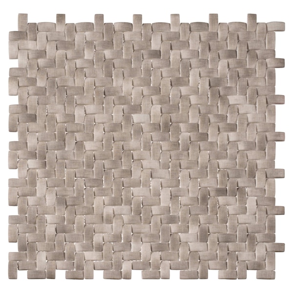 Andova Tiles SAMPLE Comfort 037 x 087 Glass Herringbone  Chevron Mosaic Wall Tile - SAM-ANDCOM322
