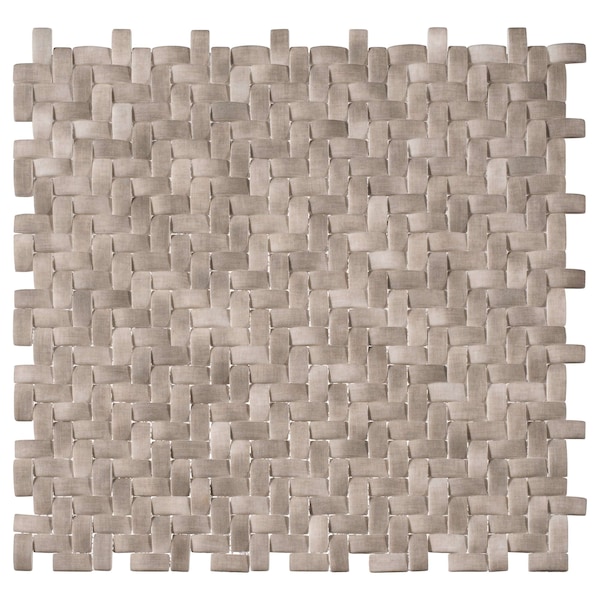 Andova Tiles SAMPLE Comfort 037 x 087 Glass Herringbone  Chevron Mosaic Wall Tile - SAM-ANDCOM322