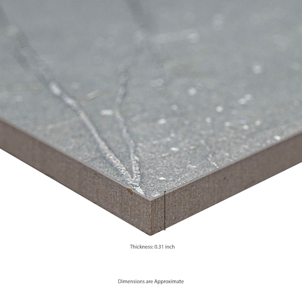 Msi Trinova Lunara 12 in. X 24 in.  Matte Porcelain Floor And Wall Tile, 8PK - ZOR-PT-0801