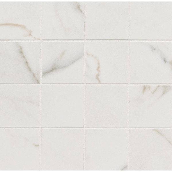 Msi Kaya Calacatta Lucca Sample Matte Porcelain Mosaic Tile - ZOR-MD-0550-SAM