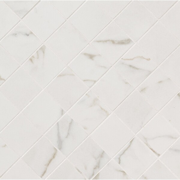 Msi Kaya Calacatta Lucca Sample Matte Porcelain Mosaic Tile - ZOR-MD-0550-SAM