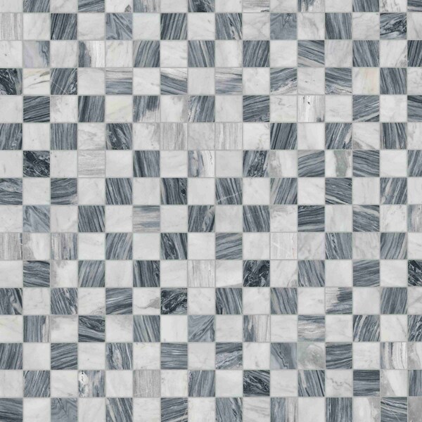 Msi Firenze Blend 12  in. X 12  in.  Polihsed Marble Mosaic Floor And Wall Tile, 10PK - ZOR-MD-0620