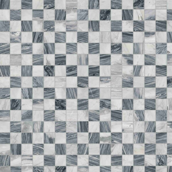 Msi Firenze Blend 12  in. X 12  in.  Polihsed Marble Mosaic Floor And Wall Tile, 10PK - ZOR-MD-0620