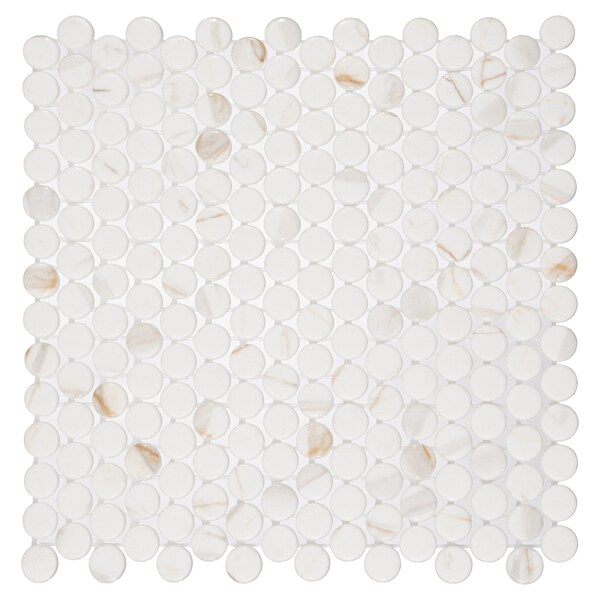 Andova Tiles SAMPLE-Muse 1 in. Glass Penny Round Mosaic Wall & Floor Tile - SAM-ANDMUS910