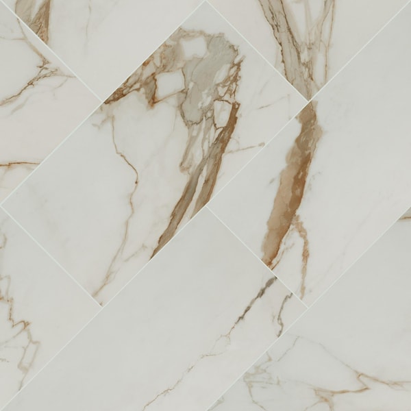 Msi Regallo Calacatta Marbella SAMPLE Polished Porcelain Floor And Wall Tile - ZOR-PT-0477-SAM